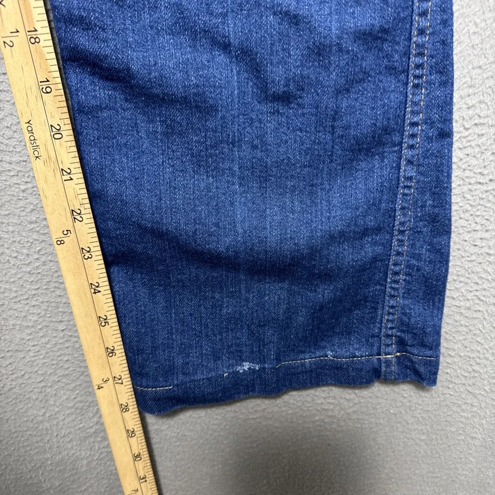 Vintage Levis Movin On Jeans Womens 26x28‎ Bootcut Talon Zipper Rare Dark Denim
